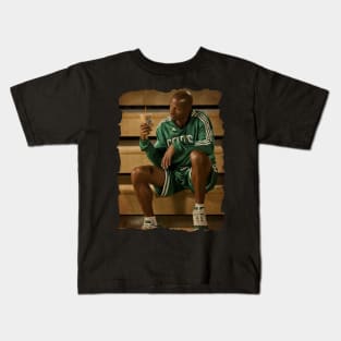 Ray Allen Sitting with an iced coffee Kids T-Shirt